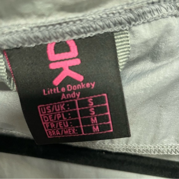 Little donkey Andy men’s running windbreaker jacket gray small activewear - Picture 11 of 11